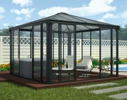 Exkluzívny hliníkový altánok Ledro Palram - Canopia 3,6 x 3,6 m