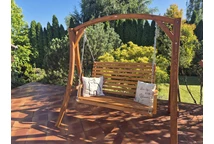 Drevená záhradná hojdačka Borneo Garden Point