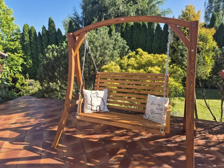 Drevená záhradná hojdačka Borneo Garden Point