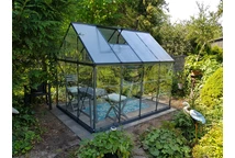 Skleník z polykarbonátu Hybrid 1,85 x 2,46 m Palram - Canopia šedá