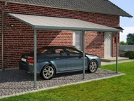 Hliníkový prístrešok na auto Feria Palram - Canopia 3 x 5,46 m sivý