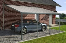 Hliníkový prístrešok na auto Feria Palram - Canopia 3 x 6,1 m sivý