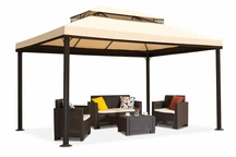 Krémový záhradný pavilón Valencia 3x4 m Garden Point