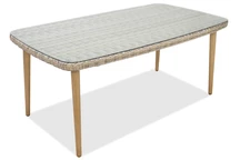 Stôl záhradný z technoratanu Kordoba Garden Point pieskový