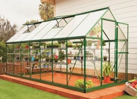 Skleník z polykarbonátu Hybrid 1,85 x 4,26 m Palram - Canopia zelená