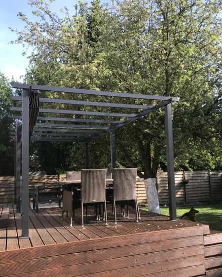 Pergola na terasu Barbados 3x6 m Garden Point antracit