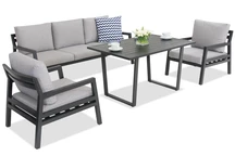 Hliníkový záhradný nábytok Nice 5 Garden Point antracit