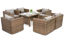Záhradný nábytok z ratanu Roma Premium 6 Garden Point hnedý