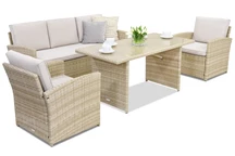 Záhradný nábytok Monaco Apetito 5 Garden Point béžový