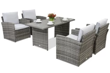 Záhradný nábytok Monaco Premium 4 Garden Point sivý