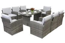 Záhradný nábytok Monaco Premium 8 Garden Point sivý