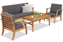 Záhradný nábytok z agátového dreva Danang Coffee 5 Garden Point