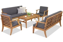 Záhradný nábytok z agátového dreva Danang Coffee 8 Garden Point