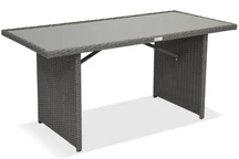 Stôl jedálenský z technoratanu Monaco Garden Point antracit