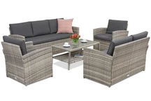 Záhradný nábytok Monaco Coffee 7 Garden Point svetlosivý