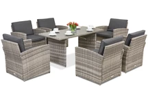 Záhradný nábytok Monaco Premium 6 Garden Point svetlosivý