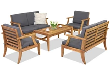 Záhradný nábytok z agátového dreva Danang Coffee 6 Garden Point