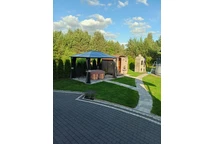 Moderná záhradná altán Santiago Premium 3x3,6 m Garden Point antracit