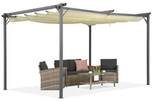 Béžová pergola na terasu La Palma 3x4 Garden Point