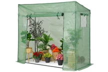 Mini plastový skleník na paradajky 2 x 0,8 m Garden Point zelený