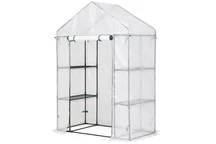Mini záhradný skleník 1,4 x 0,7 x 2 m Garden Point biely