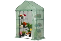 Mini záhradný skleník 1,4 x 0,7 x 2 m Garden Point zelený