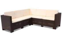 Colorado Corner Bica technorattan corner v hnedej farbe