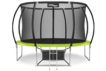Záhradná trampolína Premium s vnútornou sieťou 366 cm Jump Hero 12FT zelená