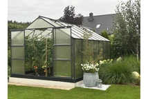 Hliníkový skleník Azalia 3,08 x 4,3 m CoverTech antracit