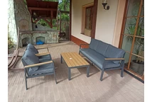 Súprava záhradného nábytku Zakyntos Coffee 5 antracit Garden Point