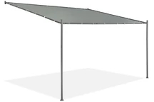 Antracitový terasový baldachýn Genoa 3 x 3 m Garden Point