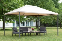 Béžový záhradný pavilón Madrid 3 x 4 Garden Point