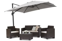 Záhradný slnečník Siena 2,5x2,5 m antracitový Garden Point