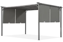 Antracitová pergola na terasu Sevilla 3x4m Garden Point