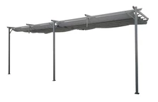 Antracitový terasový baldachýn Santana 3x6 m Garden Point