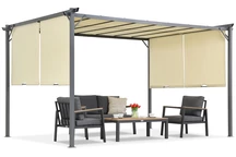 Béžová pergola Sevilla 3x4m Garden Point patio