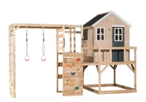 Drevený domček s plošinou a telocvičňou Antek IX