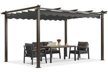 Barbados terasová pergola 3x4 m Garden Point woodlike-anthracite