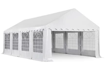 Biely záhradný párty stan Hanover 4x8 m Garden Point