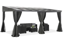 Hliníkové zastrešenie terasy 3 x 5 m Tarragona Premium Garden Point antracit