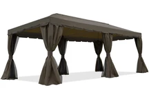 Hnedý záhradný pavilón Valencia 3x6 m Garden Point