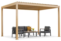 Lagos 3x4 drevená samostatne stojaca terasová pergola Garden Point