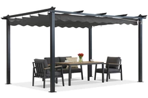 Barbados terasová pergola 3x3 m Garden Point antracitová