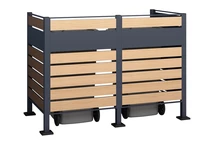 Skriňa pre 2 odpadkové koše 120l alebo 240l Breda CoverTech