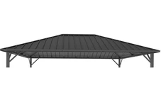 Strešný plášť altánku Garden Point Itaka 3x4 antracit