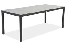 Veľký stôl Technorattan Milan 200 cm Garden Point čierny
