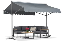 Voľne stojaca markíza Parla 3x3 m antracitová Garden Point