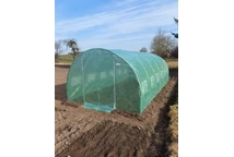 Fóliový skleník s kovovým rámom 3x6m Garden Point zelená