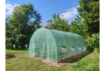 Kovový záhradný fóliovník 3x4,5m zelený Garden Poin