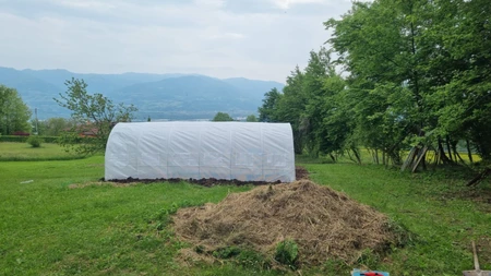 Fóliovník na pestovanie rastlín  3x6m biely Garden Point